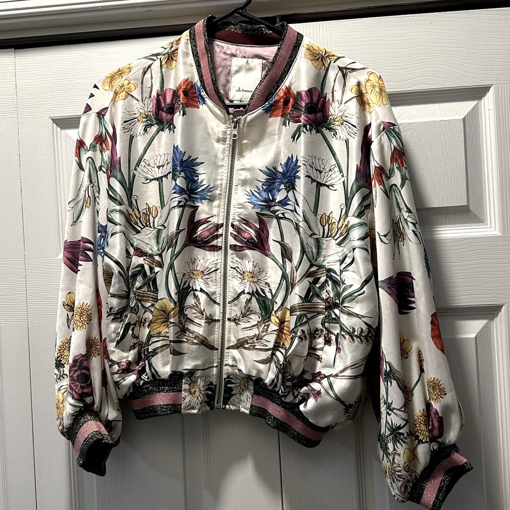 Elevenses Floral Crop Jacket